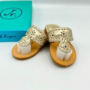 NIB Jack Rogers Miss Hampton ll gold sz 7
